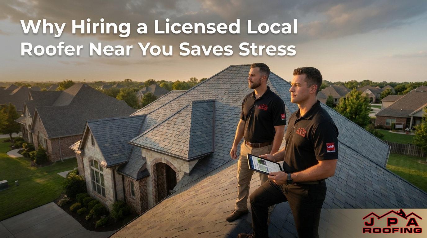 Why Hiring a Licensed Local Roofer Near You Saves Stress